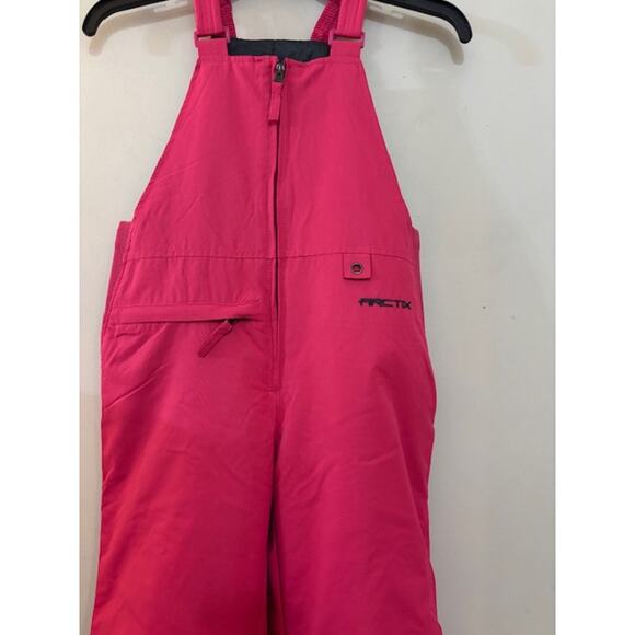 Arctix Snow Bib Snowpants Winter Youth Small Girls Size 8 Pink Warm Lined NWT - Picture 9 of 9